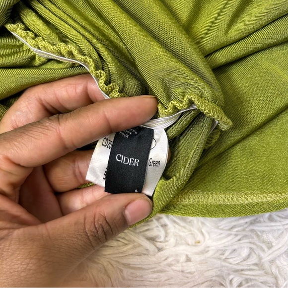 ◾️3/$25 Cider Ruched Maxi Skirt With Side Split - Picture 5 of 6